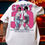 Thumbnail: Men's Cartoon Character Slogan Print T-Shirt