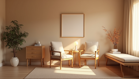 Hypnotherapist helping a client explore the underlying causes of habits, anxiety, vaping, and behaviour change.