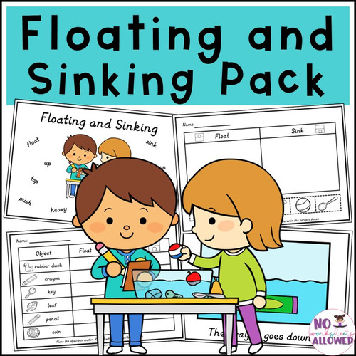 Floating and Sinking Activities Pack NoWorksheetsAllowed