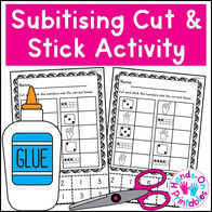 Subitising activity for early years children.