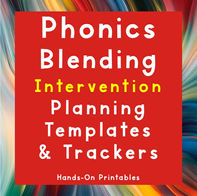 Free phonics blending intervention resources for educators.