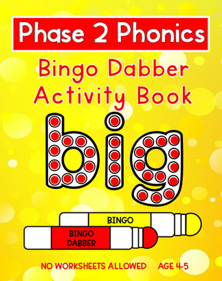 phase 2 phonic words bingo dabber activity book