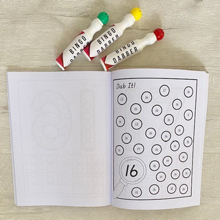 bingo dabber number book