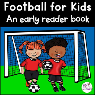 early reader book about football