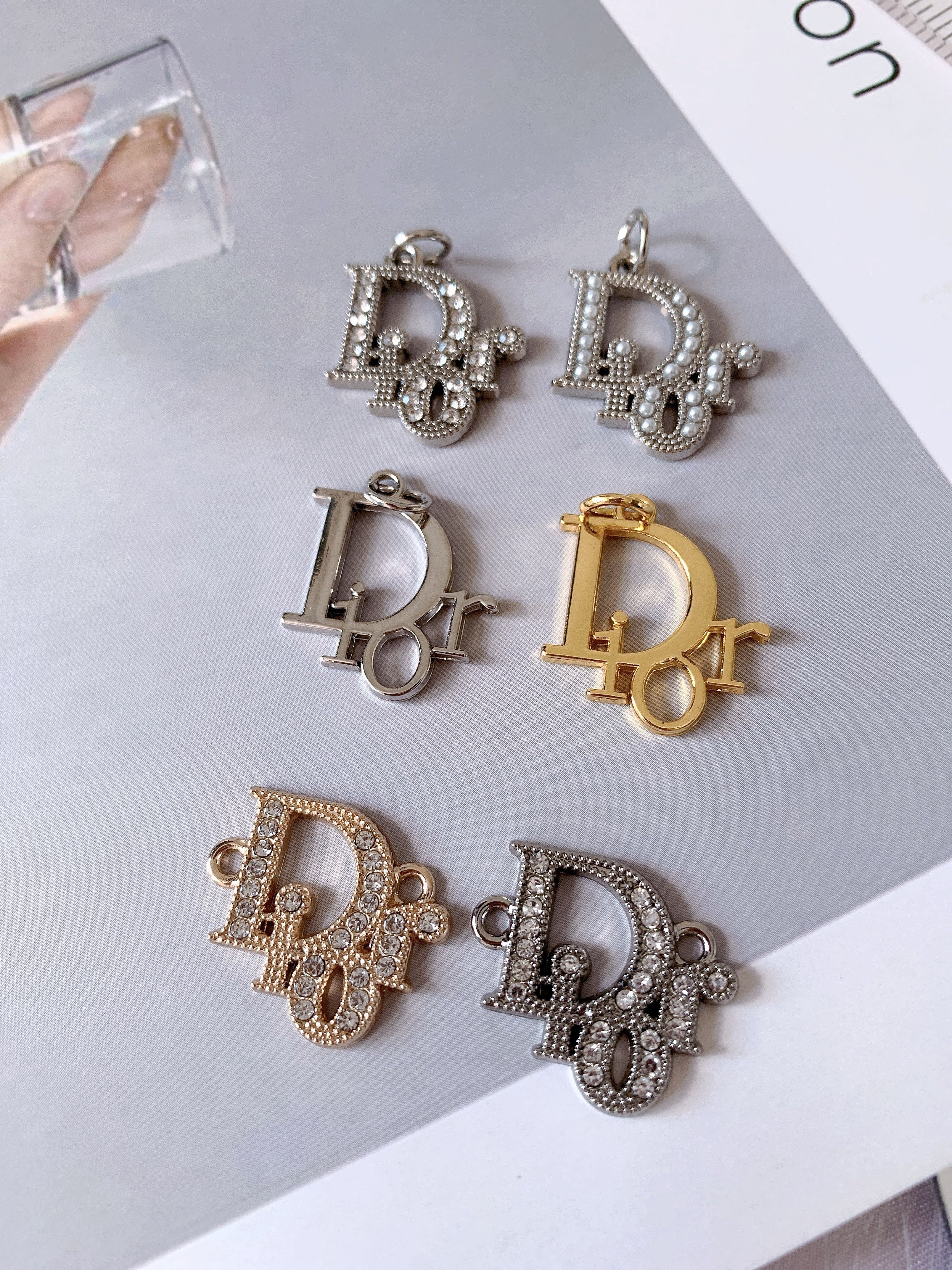 DR004 Dior Pendants and Connectors, 22mm