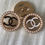 Thumbnail: CH042 Chanel Diamond/Pearl Button & Pendant, 23mm