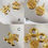 Thumbnail: 10PCS Chanel/Miu Miu/Celine Gold Pendant Set