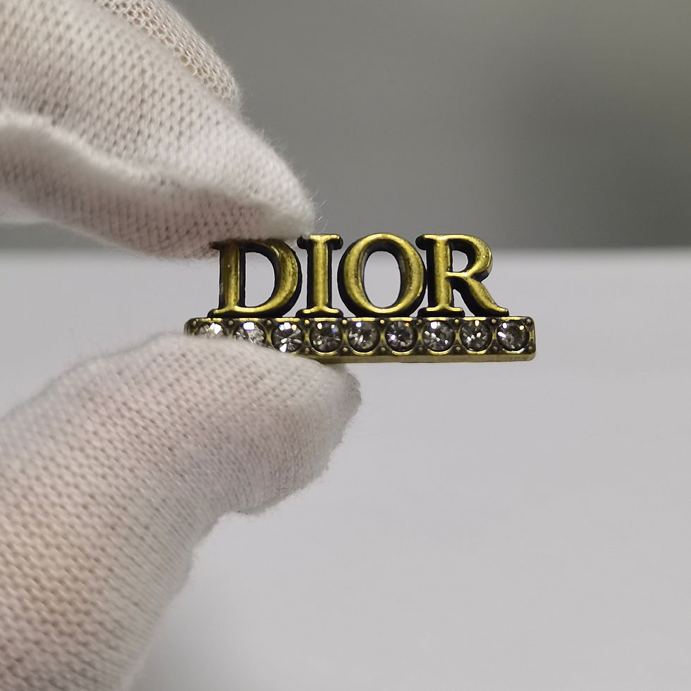 Thumbnail: DR023 10PCS Dior Flat Button, 28*10mm
