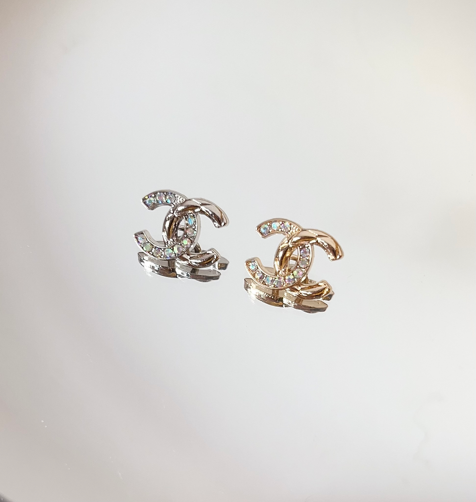 Thumbnail: Mini Chanel Buttons and pendants, 14mm