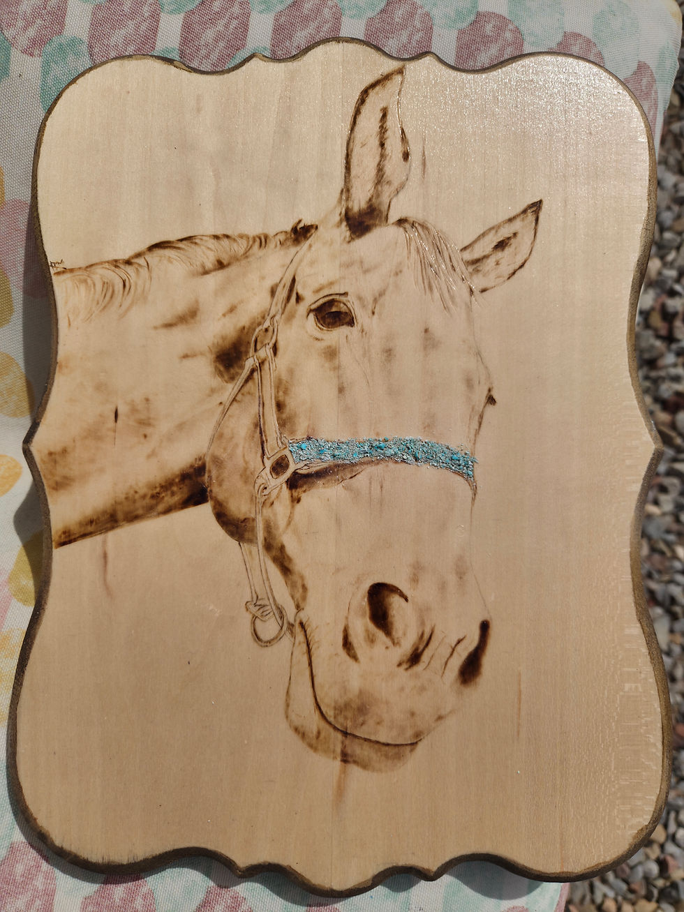LL W1 Wood burned horse head with Turquoise inlay 25.jpg