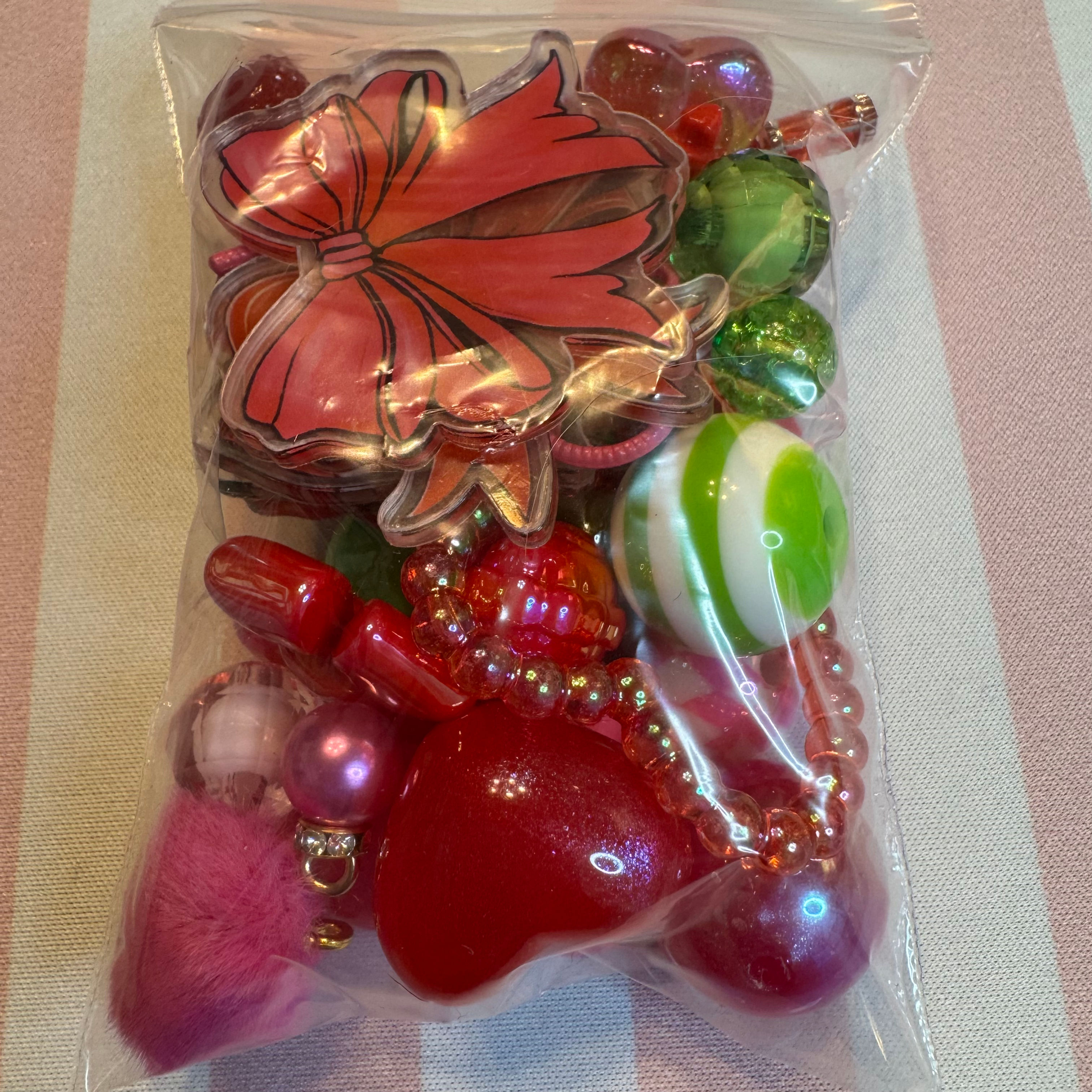 SMALL Journal/Bag CHARM KITS Beads and Acrylics Included