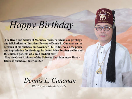 Have a fabulous birthday, Illustrious Sir