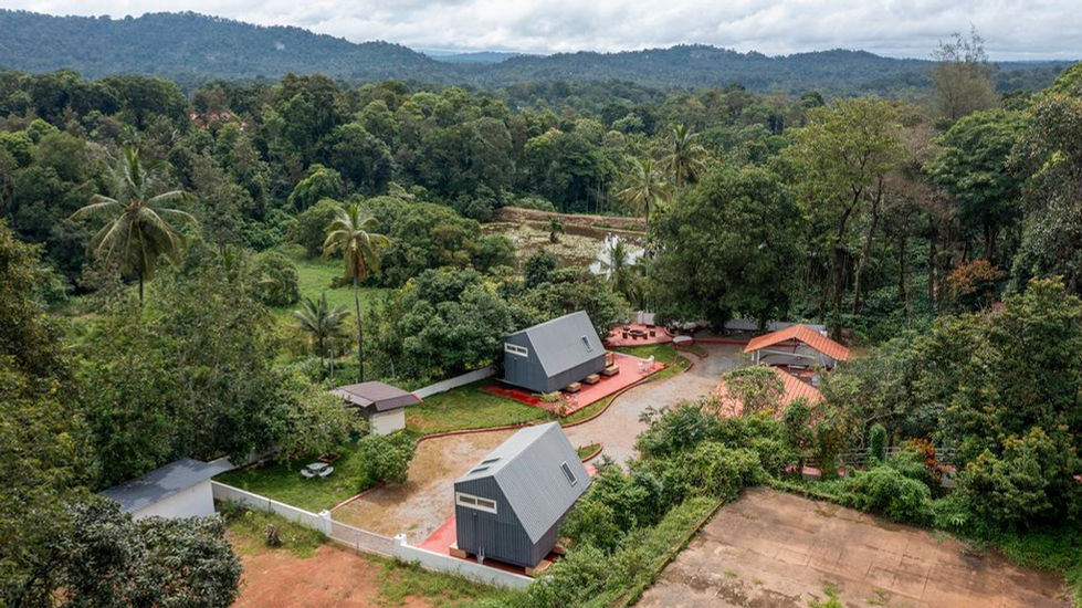 Prefab Modular cottages by Loom Crafts in Coorg