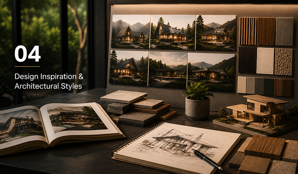 Contemporary prefab architectural styles and design inspiration.
