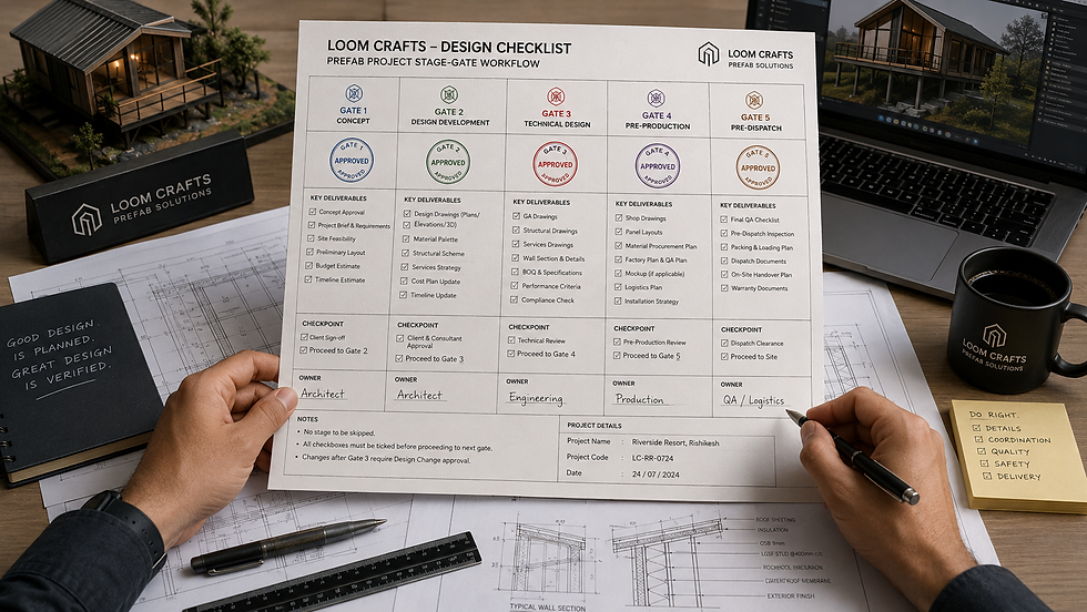 The Prefab Design Checklist: A Stage-by-Stage Review Instrument for Architects