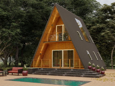A-Frame Prefab Cottage