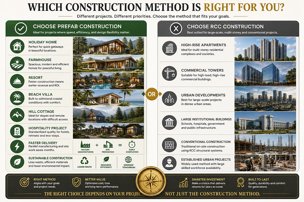 which construction method is right for you- prefab vs rcc