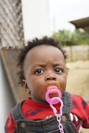 Portrait de David, 9 mois, orphelinat Tendre Mère.