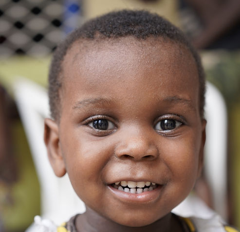 Portrait de Bombolou, 20 mois, orphelinat Tendre Mère.