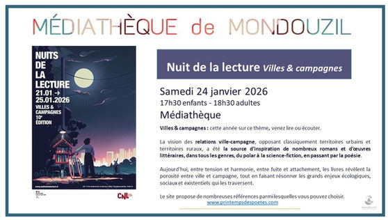 Nuit de la lecture 2026