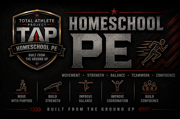 TAP Homeschool PE program graphic