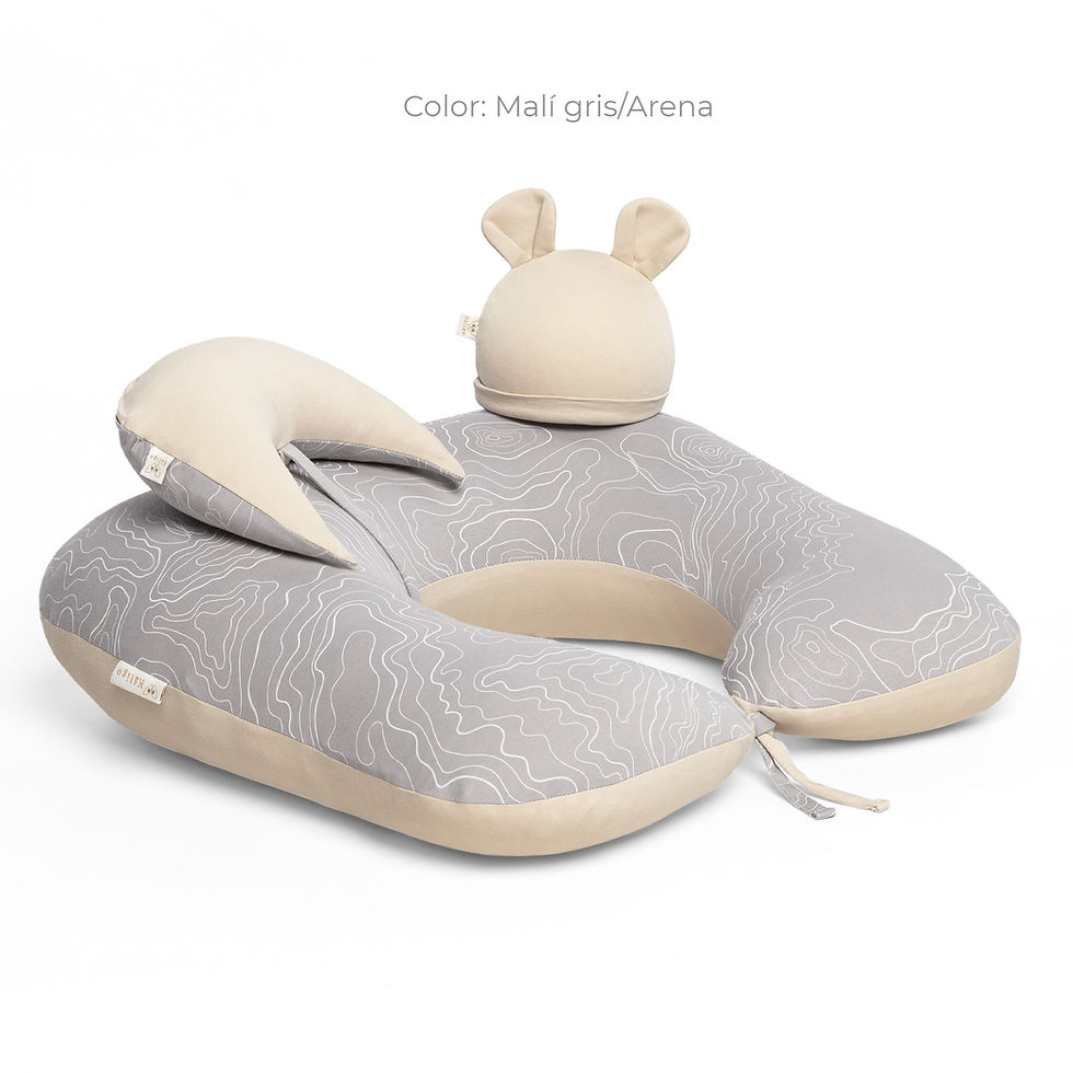 Miniatura: Set de Cojín Dona, Almohada Luna y Gorro Oso de Káligo Maternidad