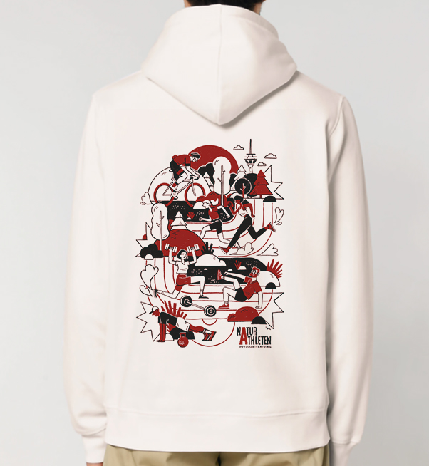Der neue Hoody mit dem Casual Design lässt sich auch gut im Alltag tragen.