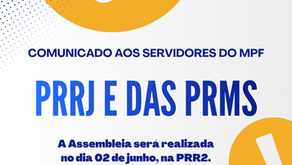 COMUNICADO AOS SERVIDORES DO MPF/PRRJ E DAS PRMs