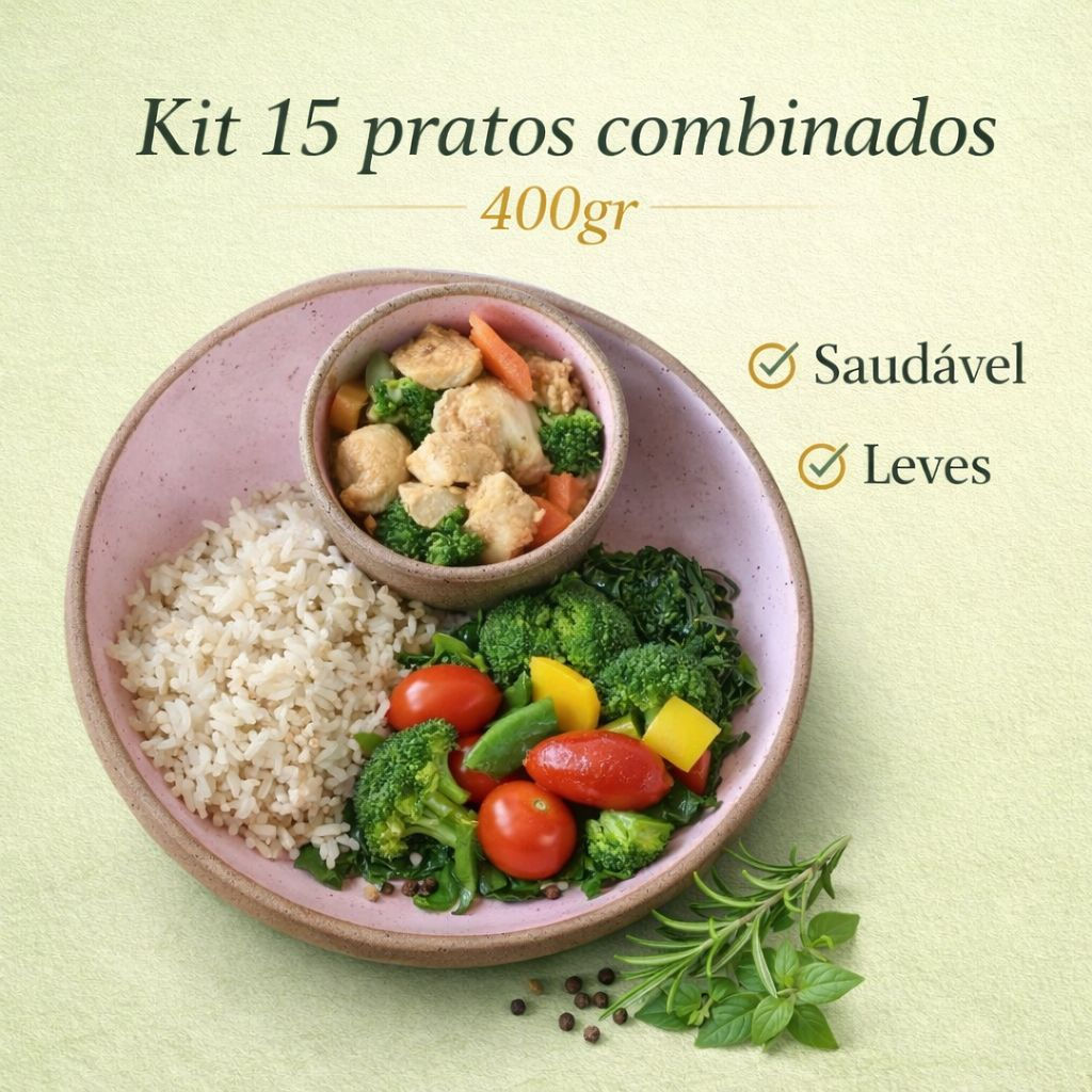 Kit 15 Pratos Combinados (400g)