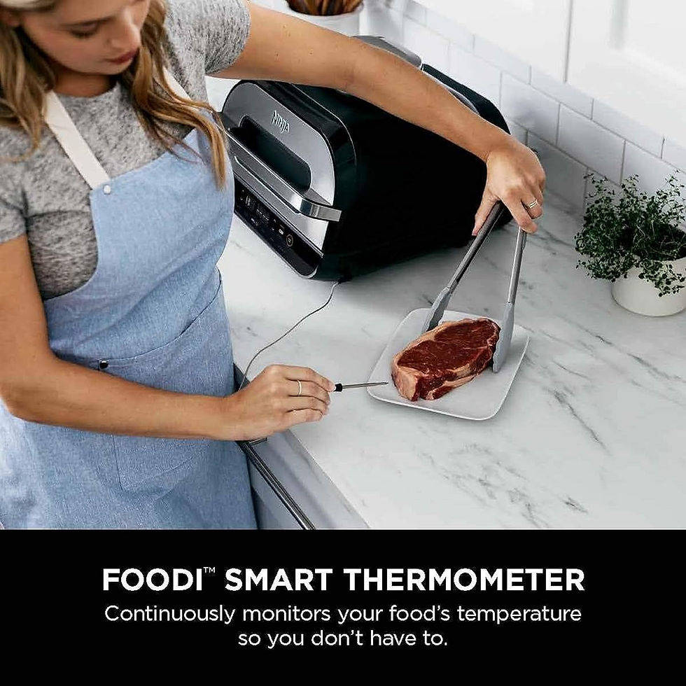 Thumbnail: Ninja FG551 Foodi Smart XL 6-in-1 Indoor Grill with Air Fry