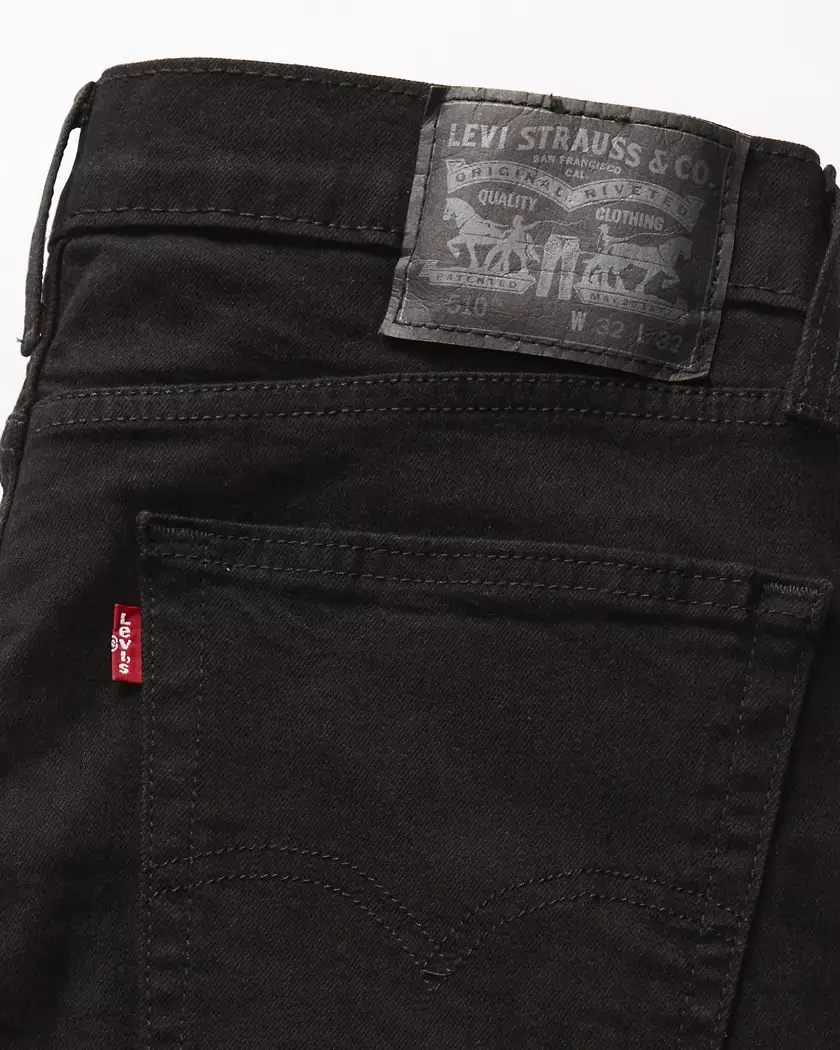 Thumbnail: Levis Jeans 510 Skinny Stretch (Black & Blue 38W 32L)