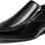 Thumbnail: Bruno Marc Giorgio Leather Lined Dress Loafers (Men's Black Size 13)