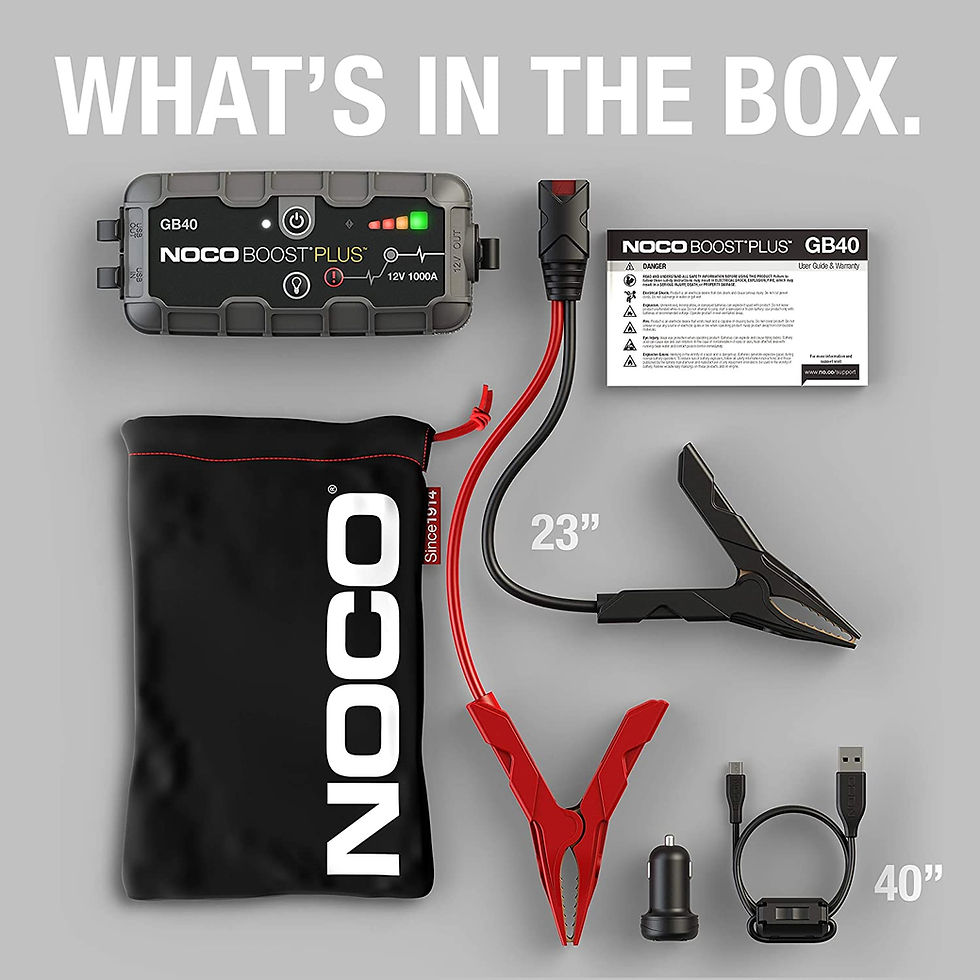 Thumbnail: NOCO Boost Plus GB40 1000 Amp 12-Volt Ultra Safe Lithium Jump Starter Box
