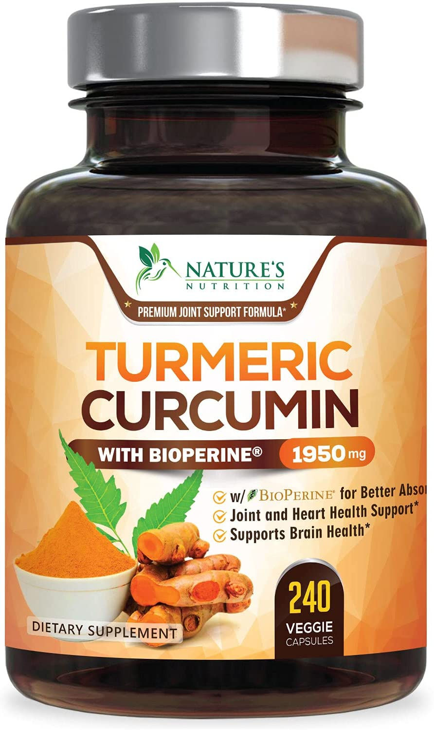Nature's Nutrition Turmeric Curcumin