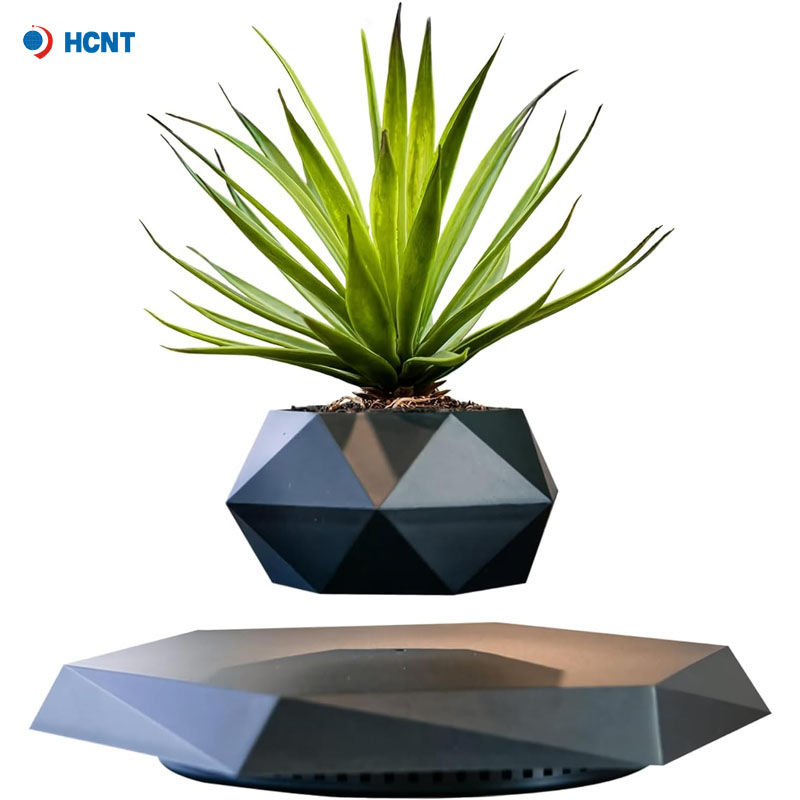 Levitating Magnetic Pot for Plants