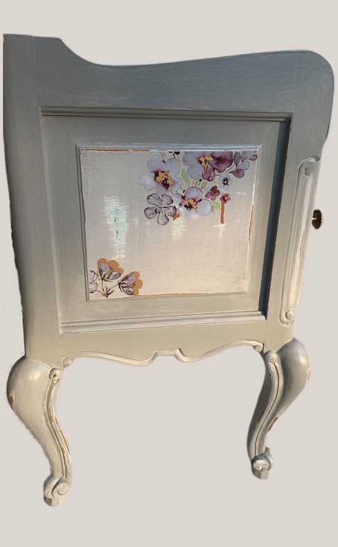 French provincial Louis XV style side tables