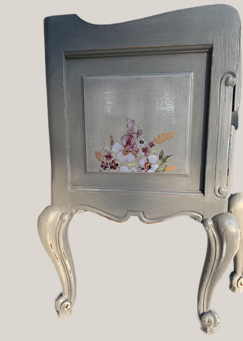 French provincial Louis XV style side tables