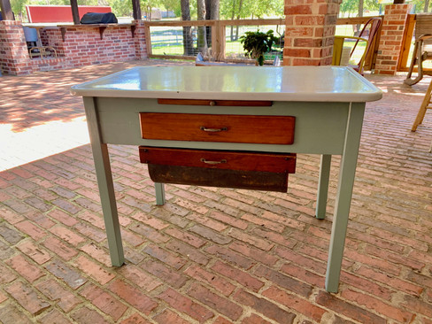 Early 1900's Pot Belly Dough Table
