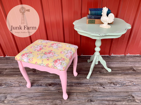 Vanity stool & Side Table