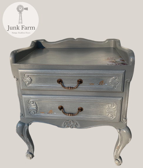 French provincial Louis XV style side tables