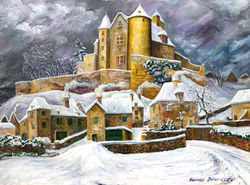 L'hivers à Salignac Georges Dupeyrat