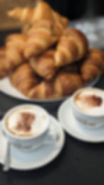 Cappuccino and Butter Croissant