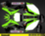 Kit Déco Moto pour - Mx Decal Kit for Kawasaki - Replica_2015