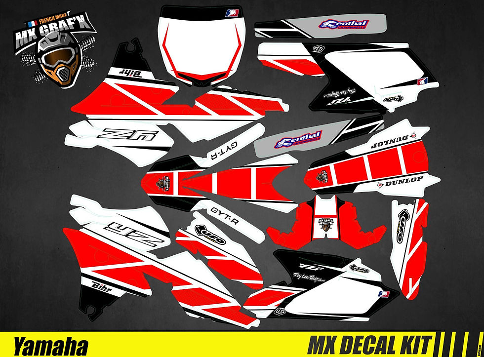 Kit Déco Moto pour - Mx Decal Kit for Yamaha - Replica_2016