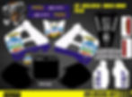 Kit Déco Vintage Moto pour - Mx Vintage Decal Kit for HONDA CR - PEAK