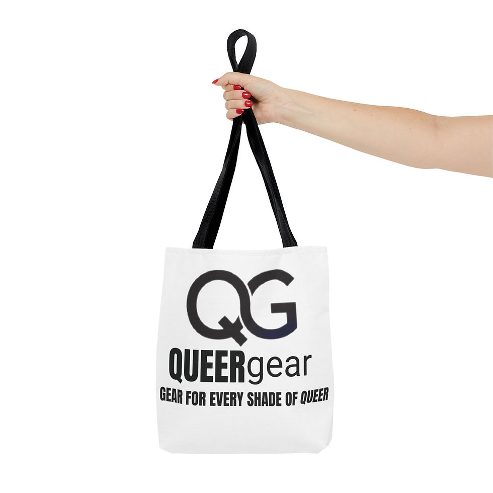 Thumbnail: Queer Gear Tote Bag - Gear for Every Shade of Queer