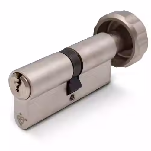 pExtraQ Cylinder Key & Turn (Euro/Oval)