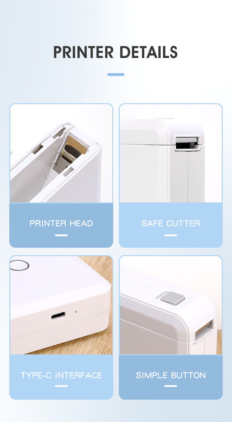 Thumbnail: Bundle: Niimbot D110 Label Printer incl two label rolls