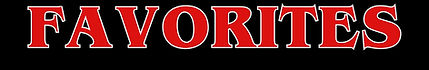 Favorites red font with white outline