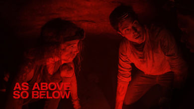 As Above, So Below movie advertisement image of two main characters